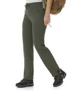 BASUDAM Womens Athletic Pants Quick Dry Lightweight Zipper Pockets Adjustable Ankle Outdoor Sports Hiking Running Jogging Army Green XXL
