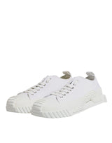 Dolce & Gabbana White Leather Low Top NS1 Sneakers Shoes