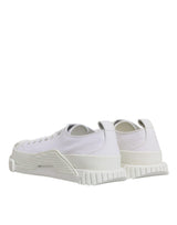 Dolce & Gabbana White Leather Low Top NS1 Sneakers Shoes