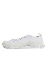 Dolce & Gabbana White Leather Low Top NS1 Sneakers Shoes