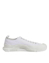 Dolce & Gabbana White Leather Low Top NS1 Sneakers Shoes
