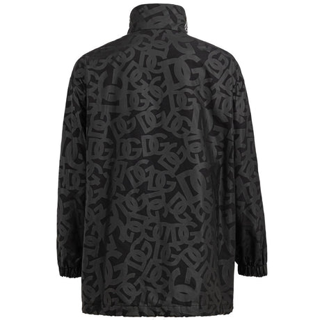 Dolce & Gabbana Black Polyester Shell Jacket