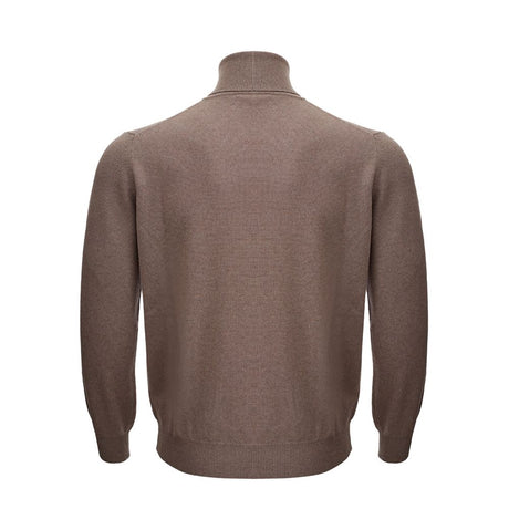 KANGRA Brown Wool Turtleneck