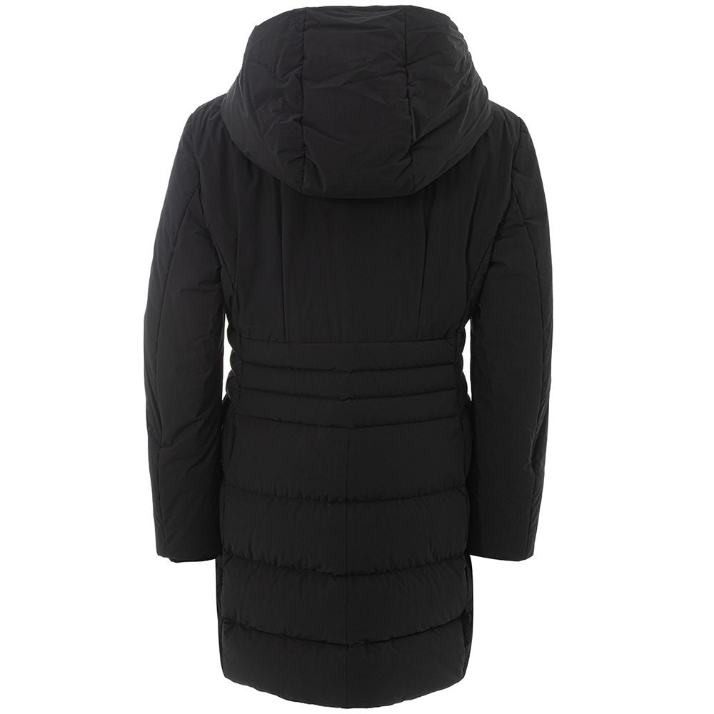 Peuterey Black Polyamide Full-Length Jacket