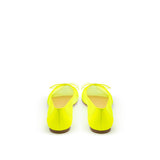 Christian Louboutin Yellow Mesh Ballet Flats