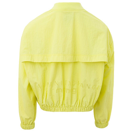 Armani Exchange Yellow Polyamide Bomber