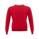 Gran Sasso Red Wool Sweatshirt