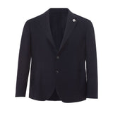 Lardini Blue Cotton Blazer