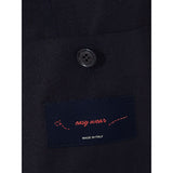 Lardini Blue Cotton Blazer