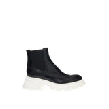 Alexander McQueen Black Leather Chelsea Boots