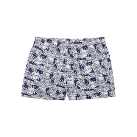 Emporio Armani White Polyester Swim Shorts