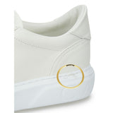 Casadei White Leather Athletic Sneakers