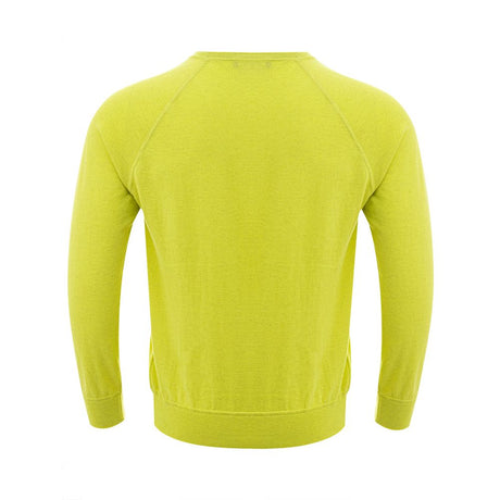 Gran Sasso Yellow Cotton Sweatshirt
