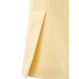 Lardini Yellow Viscose Midi Skirt