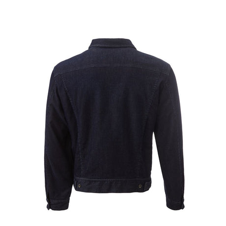 Lardini Blue Cotton Denim Jacket