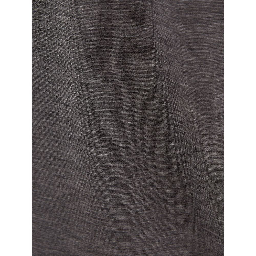 Lardini Gray Wool T-Shirt
