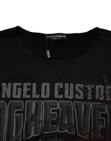 Dolce & Gabbana Black DG Heaven Crew Neck Pullover Sweater