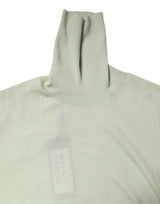 Dolce & Gabbana Light Green Wool Turtleneck Pullover Sweater