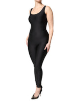 Dolce & Gabbana Black Sleeveless Bodycon Women Jumpsuit Dress