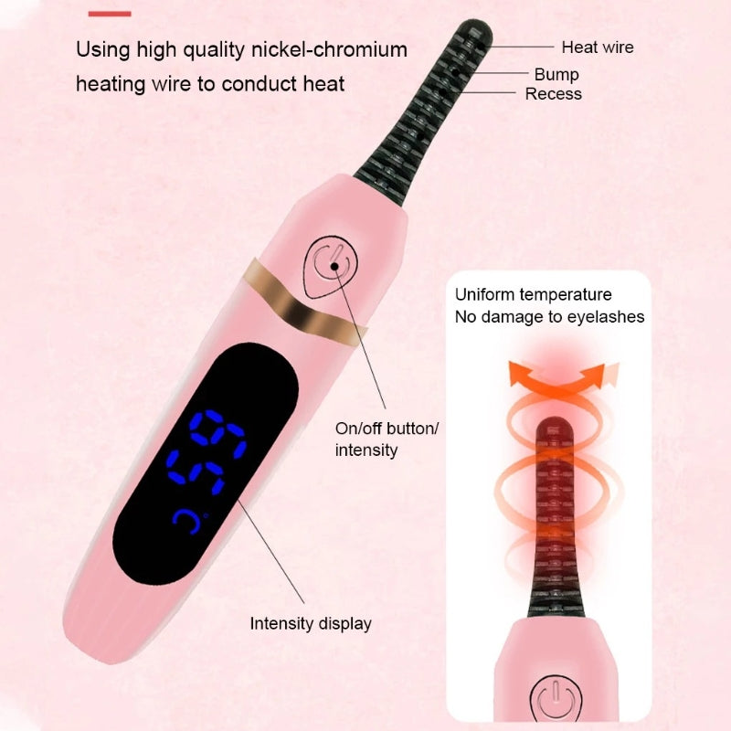 Digital Display Electric Eyelash Curler Device