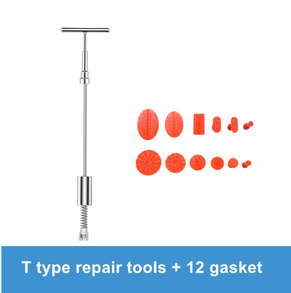 Automotive Dent Repair Tool Set with Pulling Bridge