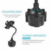Universal Car Mount Adjustable Gooseneck Holder for Phones