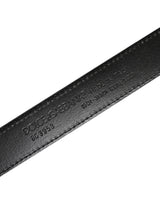 Dolce & Gabbana Green Ostrich Leather Silver Metal Buckle Belt