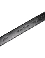 Dolce & Gabbana Gray Leather Silver Tone Metal Buckle Belt