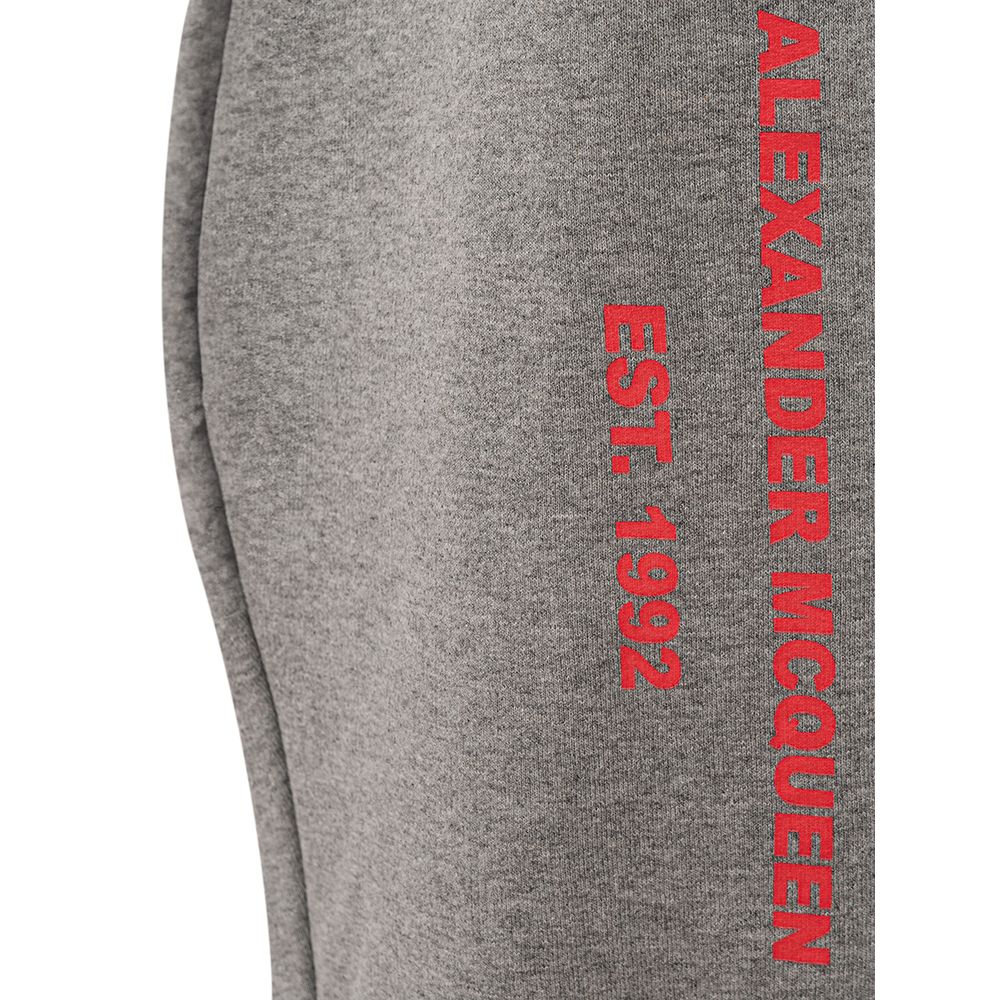 Alexander McQueen Gray Cotton Athletic Pants