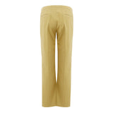 Lardini Gold Cotton Casual Pants