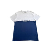 Trussardi Beachwear Blue Cotton Men T-Shirt