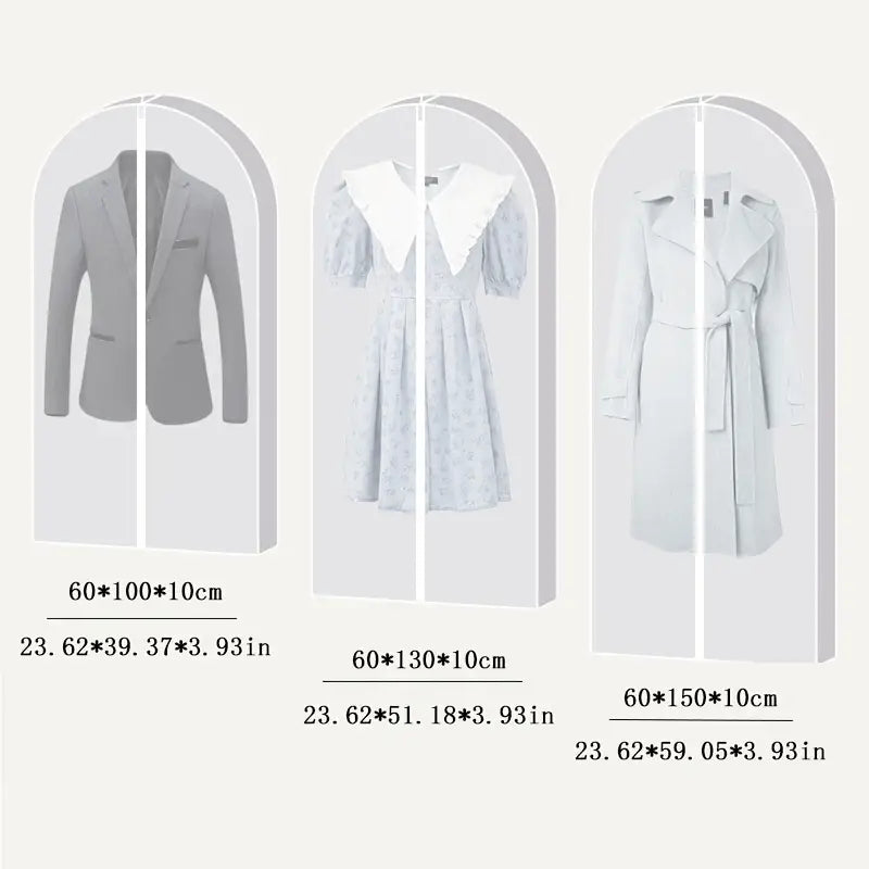 2pcs Non-woven Dust Bags for Clothes Storage Organizer