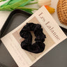 Spring Cream Puff Hair Ties - Sweet Fabric Accessories
