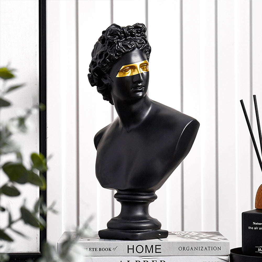 Nordic Luxury Apollo Gold Eye Resin Home Decor Piece