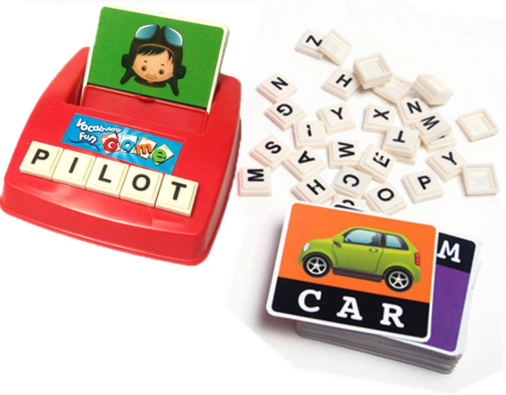 Children's Educational Toy - English Letter Card Machine