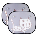 Car Sunshade with Mesh Insulation and Suction Cups