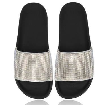 Rhinestone Women's Fashion Craft Flat Slippers