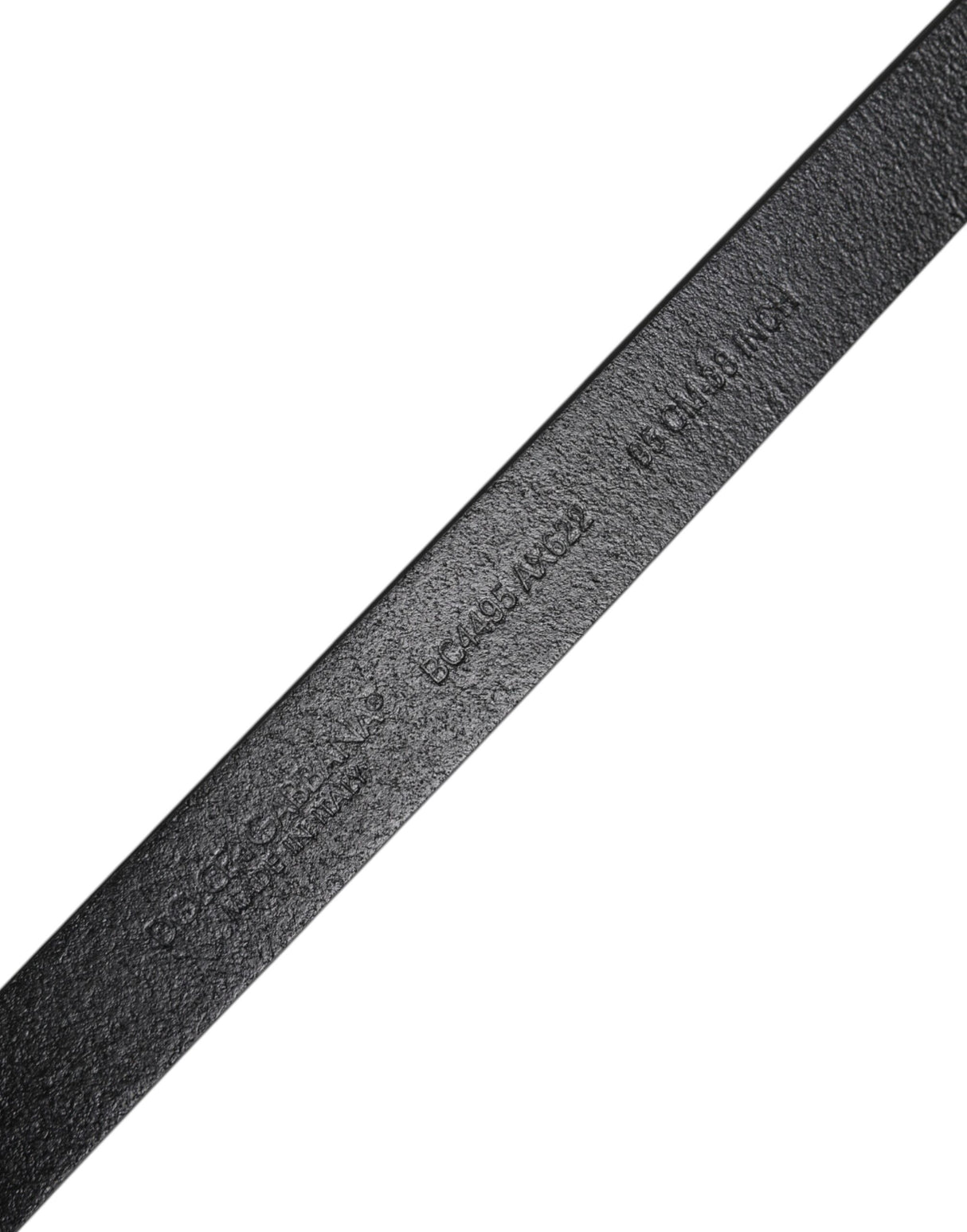 Dolce & Gabbana Black Calfskin Classic Metal Logo Buckle Belt