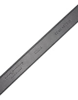 Dolce & Gabbana Black Calf Leather Classic Metal Buckle Belt