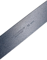 Dolce & Gabbana Blue Calf Leather Classic Metal Buckle Belt