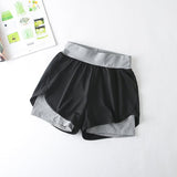 Quick-Drying High-Waist Sports Shorts for Active Wear