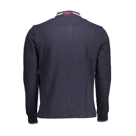 U.S. POLO ASSN. Blue Cotton Men's Polo Shirt