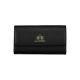 La Martina Black Polyethylene Women Wallet