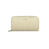 Calvin Klein Beige Polyester Woman Wallet