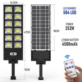 Solar-Powered Integrated Outdoor Sensor Garden Light