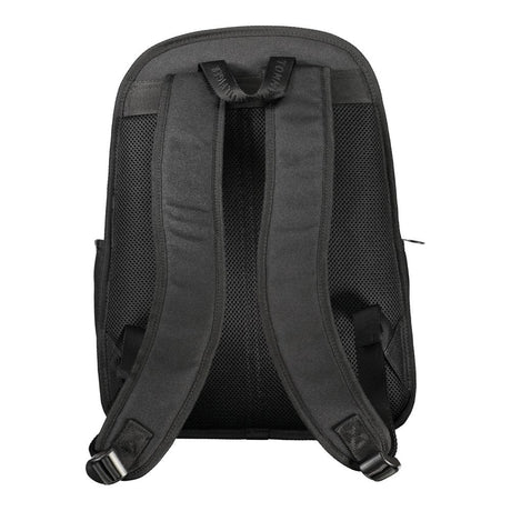 Tommy Hilfiger Black Polyester Men Backpack
