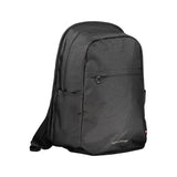 Tommy Hilfiger Black Polyester Men Backpack
