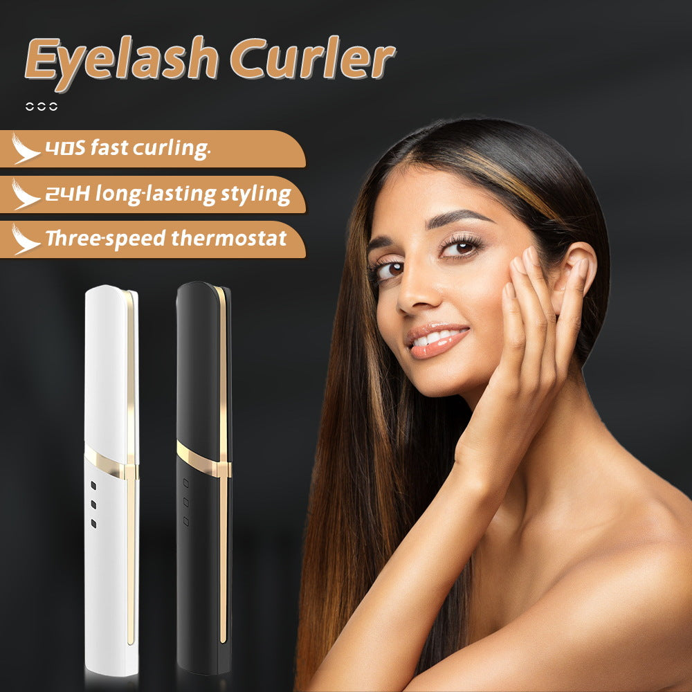 Portable Electric Eyelash Curler for Lasting Curling