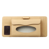 Car Sunshade Organizer with Multi-Function Card Holder