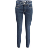 Guess Jeans Blue Cotton Women Skinny Jean